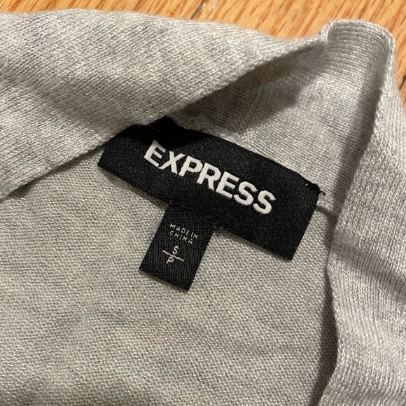 Express Grey and Black Striped Cardigan - Size S - Picture 4 of 4